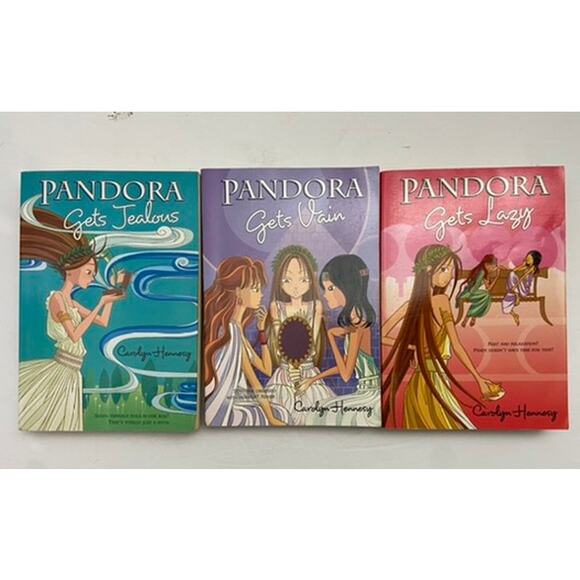 Pandora Book Lot of 3 paperback Carolyn Hennesy Good condition - Picture 1 of 11
